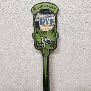Bar Accessories Tap Handle Magic Hat Tickey to Rye - IPA on Tour - 14.5" Long